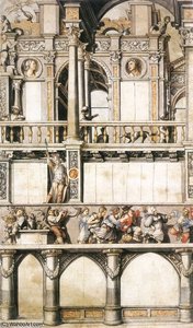 Drawing For The Façade Paintings In The Eisengasse (copy) — Hans Holbein The Younger