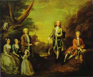 Die Familie Ashley Und Popple — William Hogarth