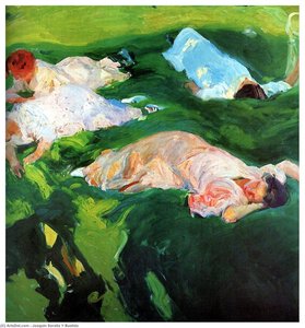 La Siesta — Joaquín Sorolla Y Bastida