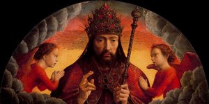 God The Father Blessing — Gerard David