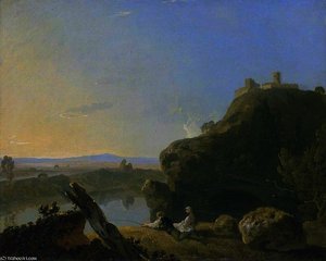 River View, On The Arno — Richard Wilson