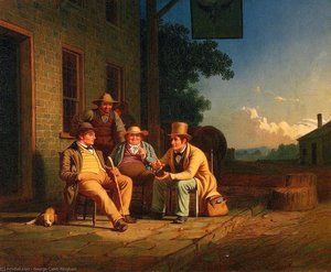 Canvassing For A Vote — George Caleb Bingham
