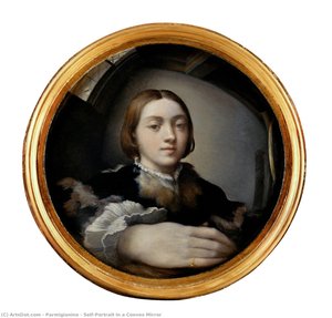 Self-portrait In A Convex Mirror — Parmigianino