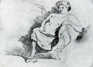 Femme Assise — Umberto Boccioni