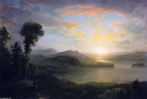 Sunset: Souvenir Of The Adirondacks — Asher Brown Durand