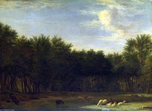 The Edge Of A Wood — Adriaen Van De Velde