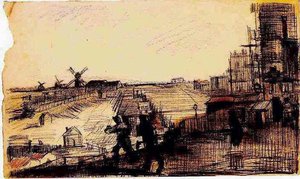 View Of Montmartre — Vincent Willem Van Gogh