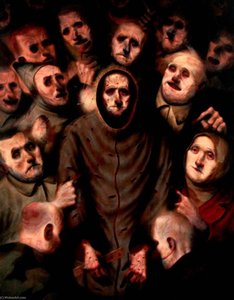 Enemy Of The People (polyptych, Left Panel) — Ken Currie