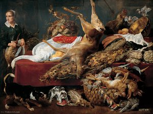 Still Life With Servant — Paul De Vos