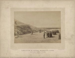Exécution De Rossel, Bourgeois Et Ferré Dans La Plaine De Satory À Versailles (le 28 Novembre 1871) — Ernest Charles Eugène Appert