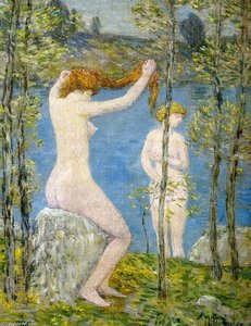 Untitled (study For 'bathers') — Frederick Childe Hassam