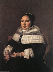 Portrait Of A Seated Woman — Frans Hals I