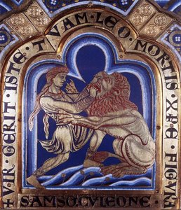 Samson And The Lion — Nicolas Of Verdun
