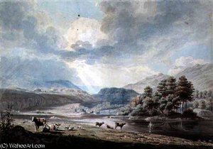 Lake Amongst Hills — Edward Dayes