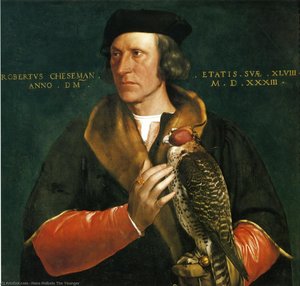 Portrait Of Robert Cheseman — Hans Holbein The Younger
