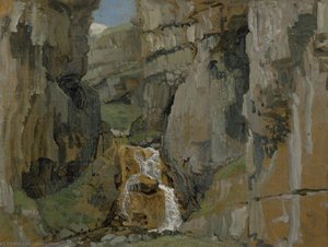 Sketch For `gordale Scar' — James Ward