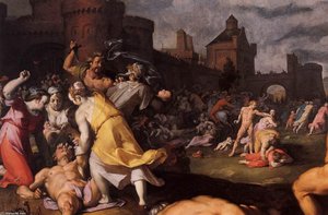 Massacre Of The Innocents (detail) — Cornelis Cornelisz Van Haarlem