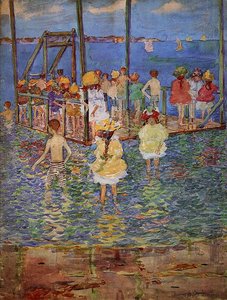 Children On A Raft — Maurice Brazil Prendergast