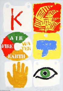 Fire Air Water Earth — Joe Tilson