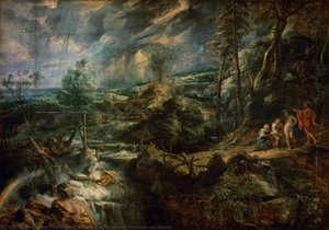 Stormy Landscape With Philemon And Baucis — Peter Paul Rubens