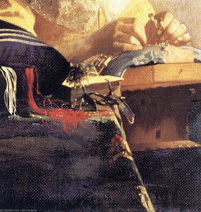 Blonderen (detalje) — Johannes Vermeer