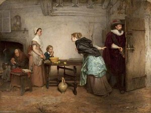 Royalists Seeking Safety — Marcus C Stone