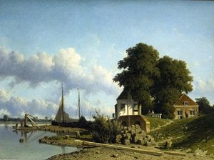 At Elshout Sun — Johan Hendrik Weissenbruch