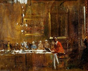 Study For 'the Squire' (detail) — Frederick William Elwell