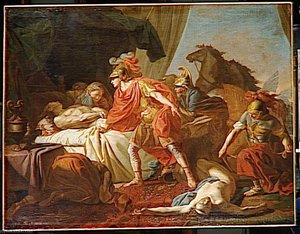 Achille Depose Le Cadavre D'hector Aux Pieds Du Corps De Patrocle — ჟოზეფ ბენუა სუვე