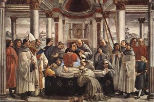 The Death Of St Francis — Domenico Ghirlandaio