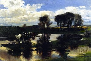 Reflections, Michigan Landscape — Mathias Joseph Alten