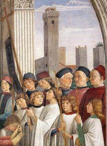 Obsequies Of St Fina (detail) — Domenico Ghirlandaio