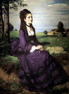 Lady In Violet — Pal Merse Szinyei