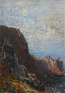Ruins Of Fast Castle, Near St Abbs — Thomas Bromley Blacklock