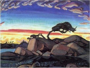 Evening Silhouette Georgian Bay — Arthur Lismer