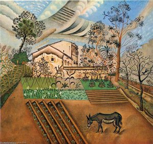 El Jardín De Vegetales Con Burro — Joan Miró