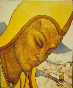 El Lama Tibetano — Nicolás Roerich