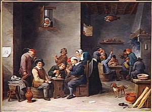 Interieur De Cabaret. La Partie De Cartes — David Teniers Ii Le Jeune