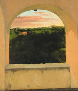 Paesaggio Italiano Visto Attraverso Una Vetrata — Hilaire-germain-edgar Degas