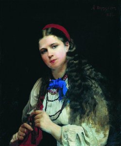 A Girl Braiding A Plait