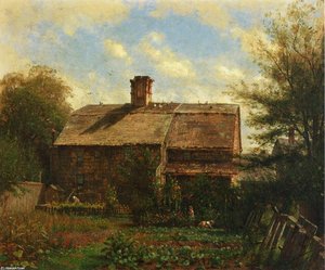 Old House, Westport — Thomas Worthington Whittredge