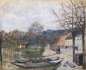 Überschwemmung In Port Marly — Alfred Sisley