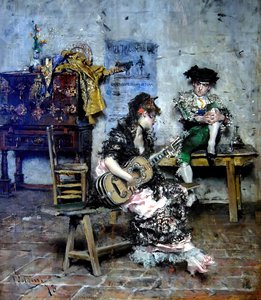 A Guitar Player — Giovanni Boldini
