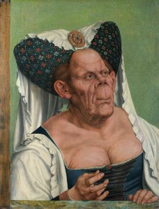 Eine Groteske Alte Frau (auch Bekannt Als Die Hässliche Herzogin) — Quentin Massys