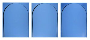 Poured Painting Blue, Black, Blue — იან დავენპორტი