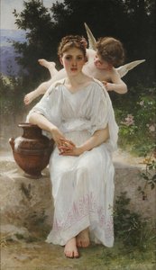 Whisperings Of Love — William-adolphe Bouguereau