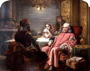 The Life's Story, 'othello', Act I Scene 3 — Charles West Cope