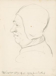 Study Of The Head Of A Man In Profile — Sir George Clausen