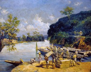 Carga De Canoas — Oscar Pereira Da Silva