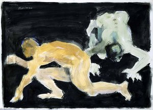 Two Men Crawling — Jacob Kainen